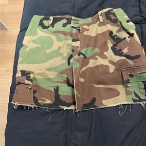 Camouflage Cargo skirt
